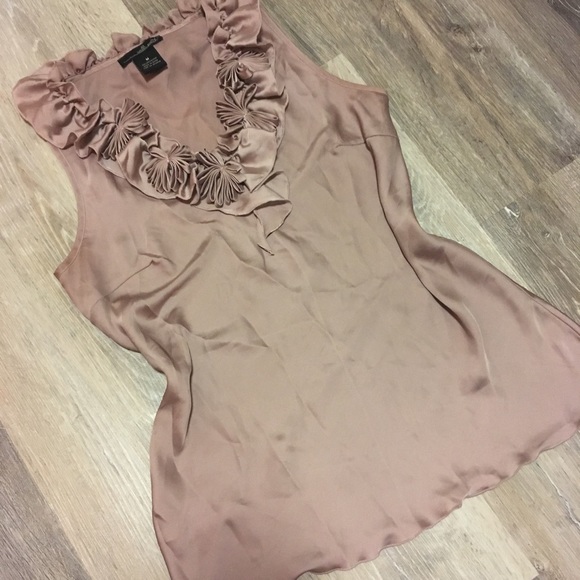 Willi Smith Tops - EUC WILLI SMITH Satin Mauve Fashion Tank